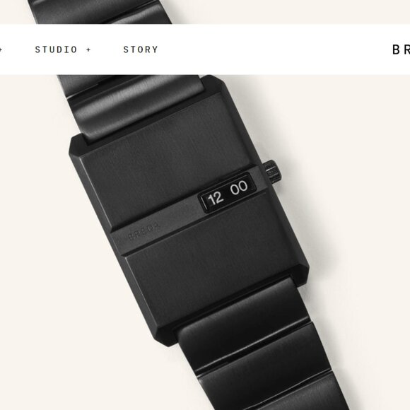 Breda Pulse Watch in black, digital, minimalist watch - Picture 3 of 8